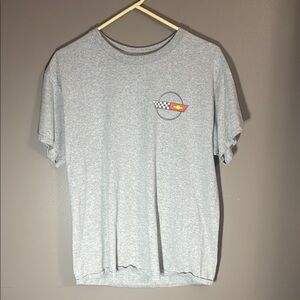 Gray Corvette Graphic Tee Shirt Large